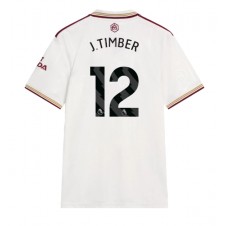 Arsenal Jurrien Timber #12 Tredjedrakt 2025-26 Kortermet
